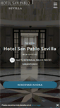 Mobile Screenshot of hotelsanpablosevilla.es